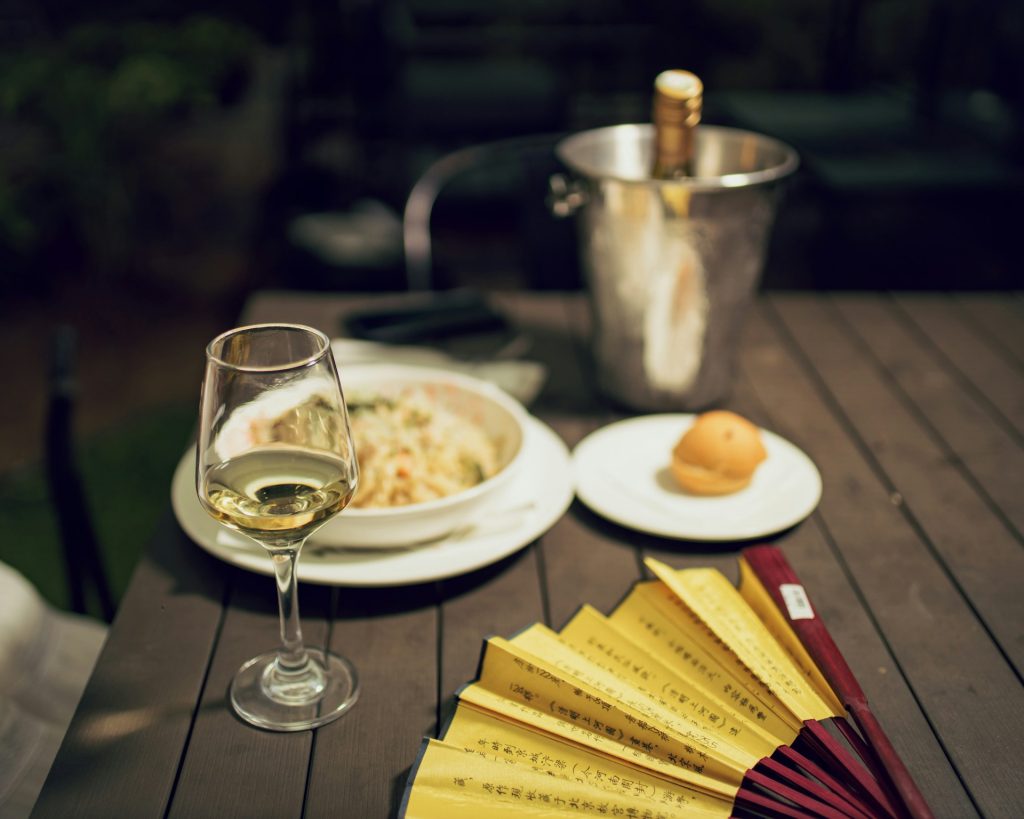 When champagne becomes part of the experience